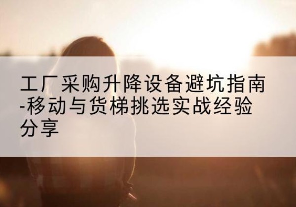 临泽移动式升降机怎么选-工厂采购升降设备避坑指南-移动与货梯挑选实战经验分享